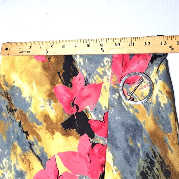 Dress-U by Sharon multicolor 2 Pc lined asymmetrical Maxi Dress/Sleeveless top - Picture 10 of 11